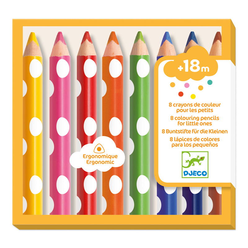 Djeco 8 Little Ones Colour Pencils