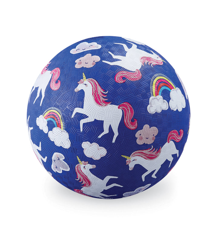 7 Inch Playground Ball | Unicorns (purple)