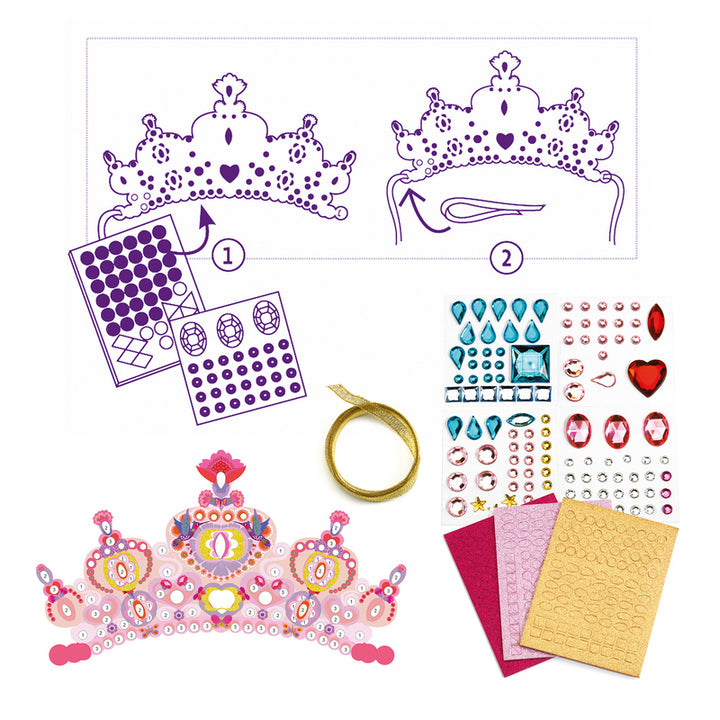 Do It Yourself Like A Princess Tiaras (Mosaic Stickers)