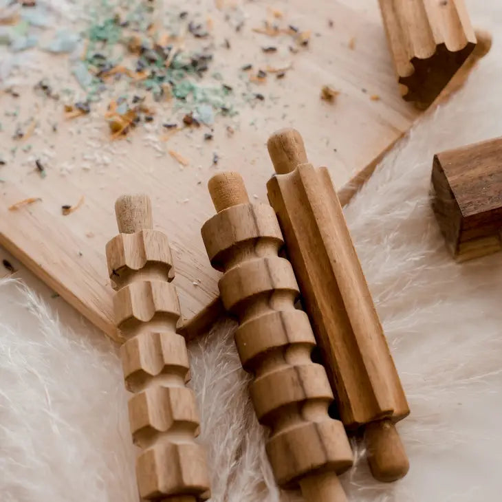 Wooden Play Dough Kit | 10 piece
