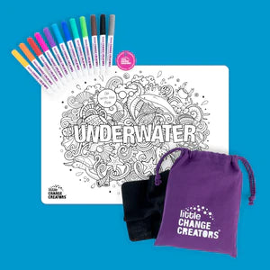 Under Water | Re-FUN-able colouring set