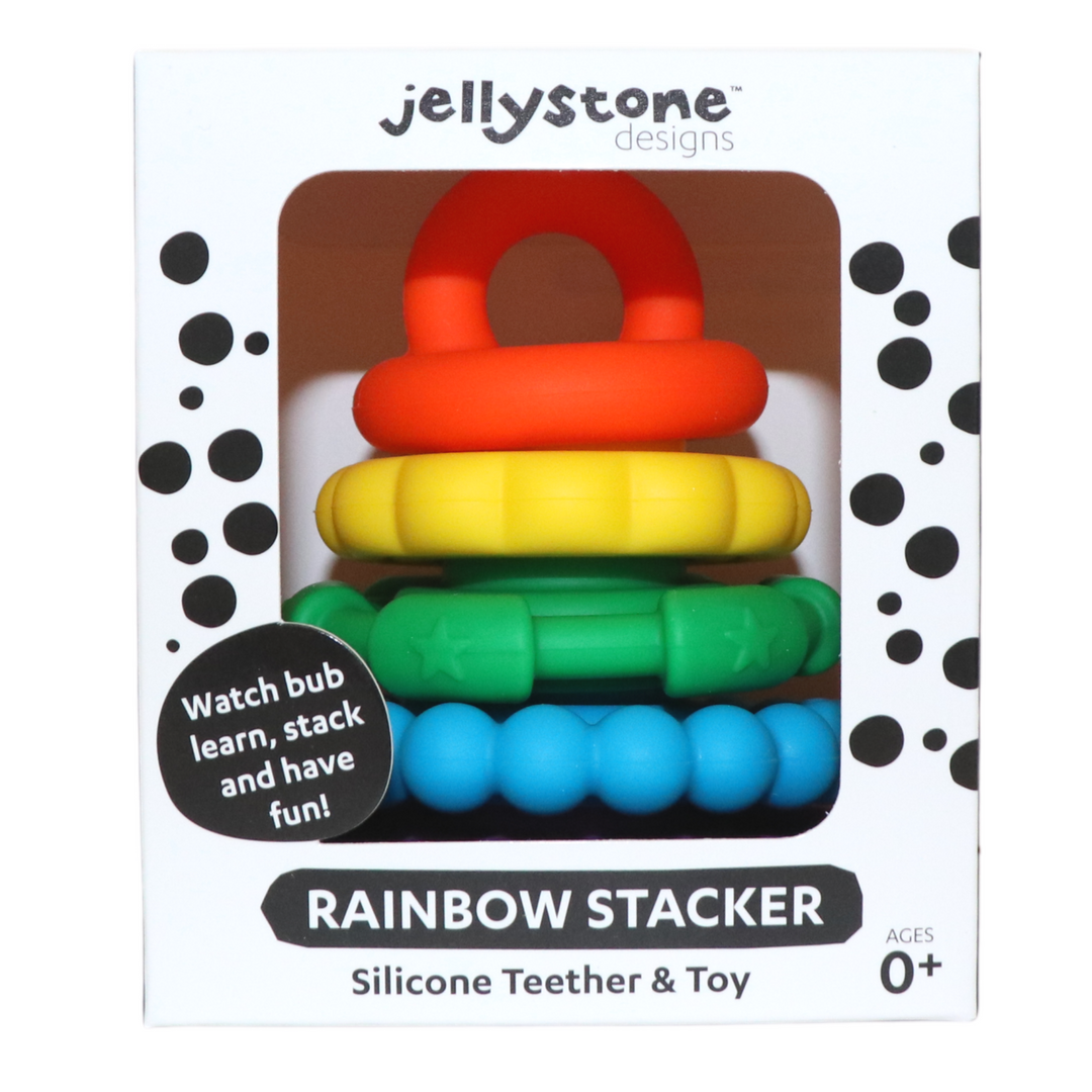 Rainbow Stacker & Teether Toy | Bright