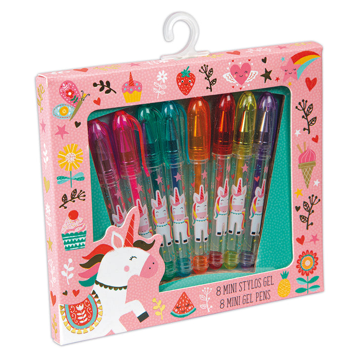 Unicorn Mini Gel Pens | 8 pack