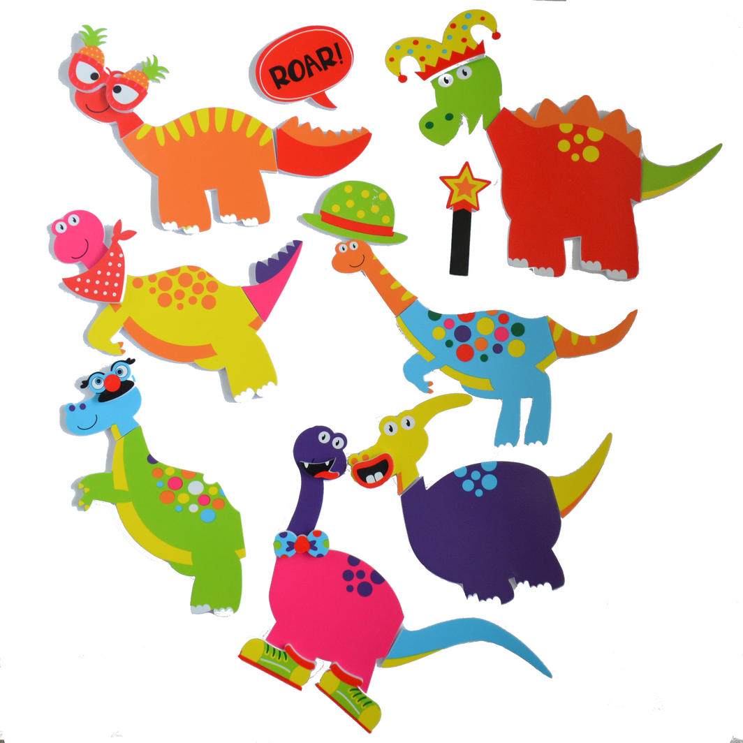 Bath Time Stickers | Weird & Wonderful Dinosaurs
