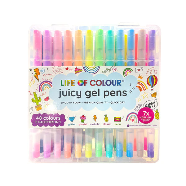 Juicy Gel Pens | Set of 48